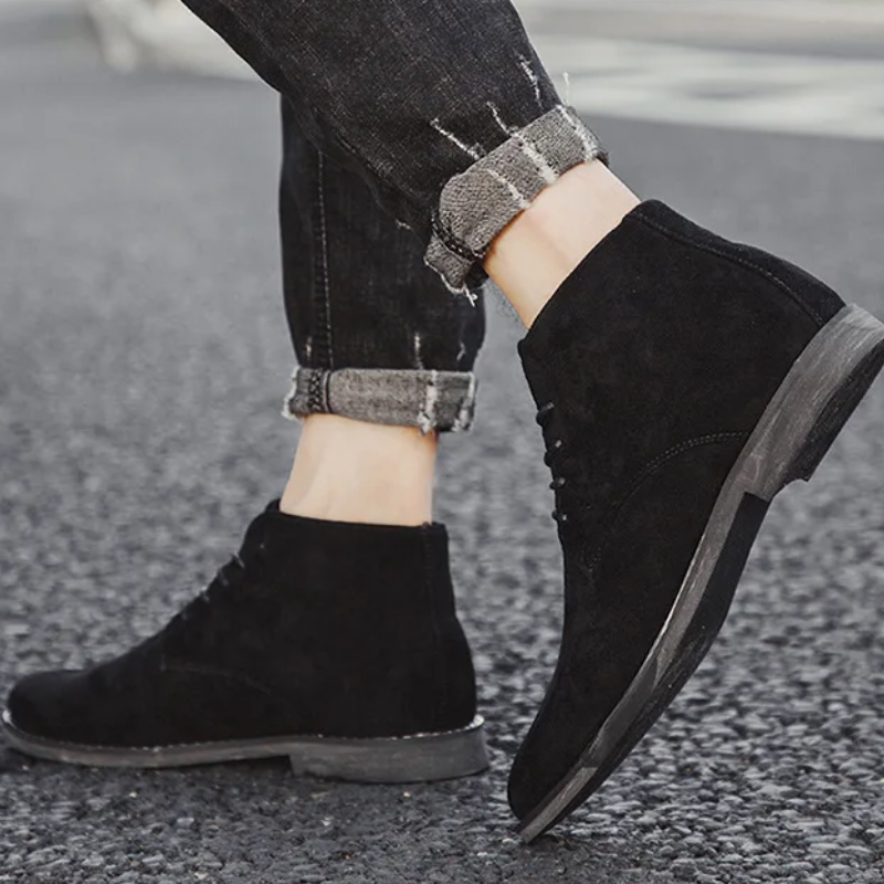 Suede chukka boots for men, Comfortable and stylish ankle boots