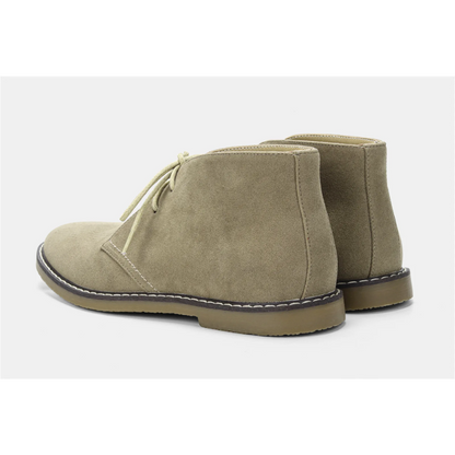 Stylish suede chukka boots for men, comfortable and elegant