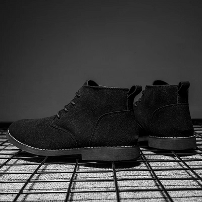 Elegant suede chukka boots for men, comfortable and timeless