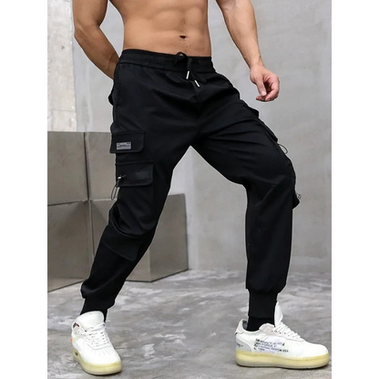 Cargo trousers - men's cargo trousers with pockets, slim fit, streetwear joggers