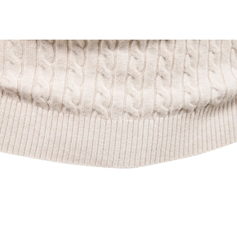 Elegant knitted jumper with high-quality material - Turtleneck jumper men