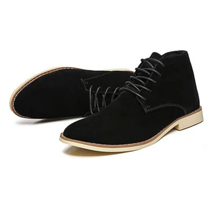 Stylish suede chukka boots for men, robust casual shoes