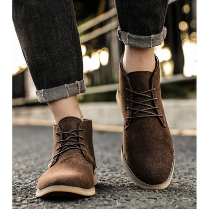 Comfortable suede chukka boots for men, stylish and durable