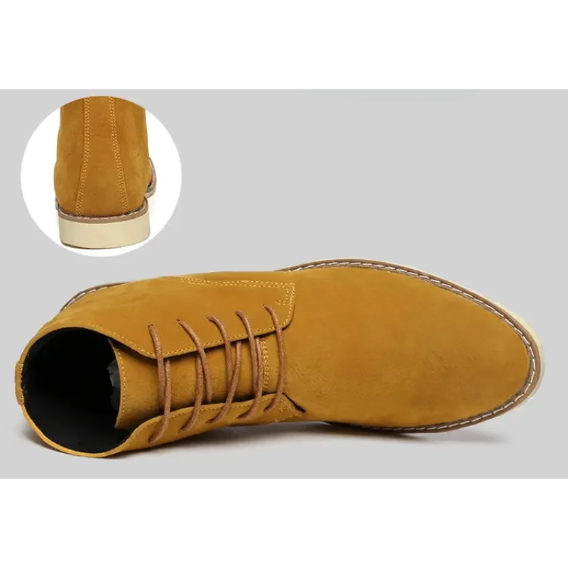 Elegant suede chukka boots for men, comfortable ankle boots