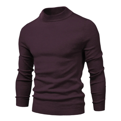 Turtleneck jumper men | Fashionable slim fit knitted jumper