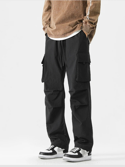 Cargo trousers for men - Wide leisure trousers with side pockets, comfortable fit