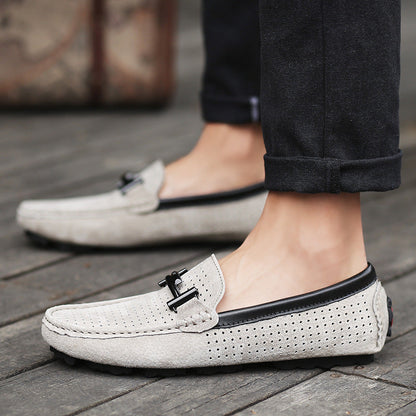 Breathable fashionable men's shoes loafers