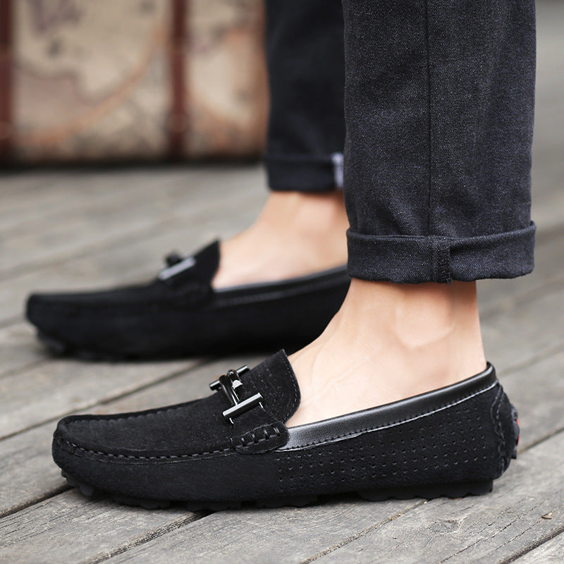 Breathable fashionable men's shoes loafers