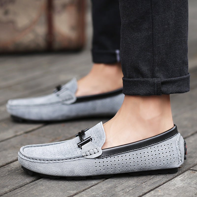 Breathable fashionable men's shoes loafers