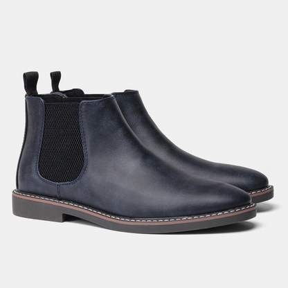 Elegant men's Chelsea boots with non-slip sole