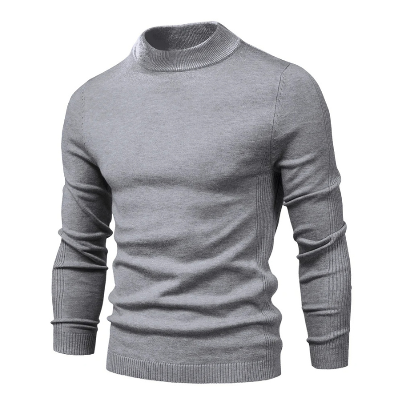 Turtleneck jumper men | Fashionable slim fit knitted jumper