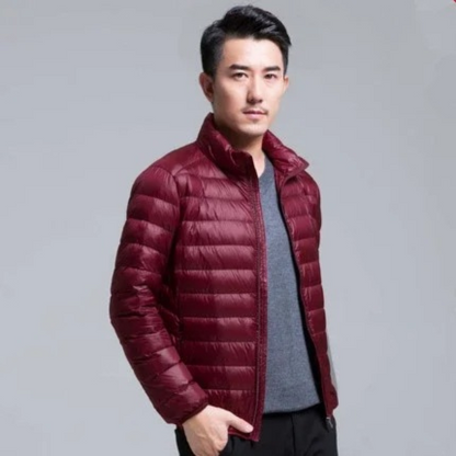 Lightweight quilted transitional jacket for men - Windproof, casual