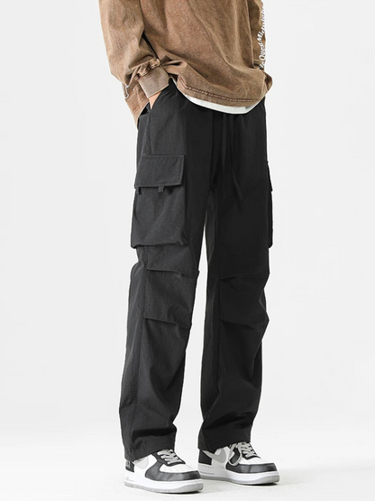 Cargo trousers for men - Wide leisure trousers with side pockets, comfortable fit