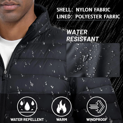 Men's quilted transition jacket - Light, warm, casual