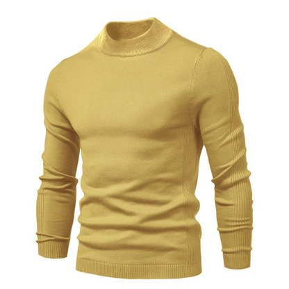 Turtleneck jumper men | Fashionable slim fit knitted jumper