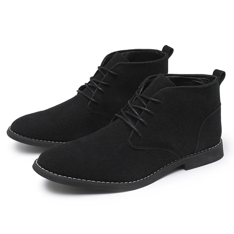 Elegant suede chukka boots for men, comfortable and timeless