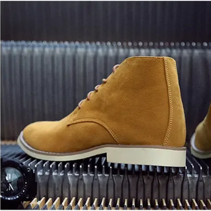 Elegant suede chukka boots for men, comfortable ankle boots