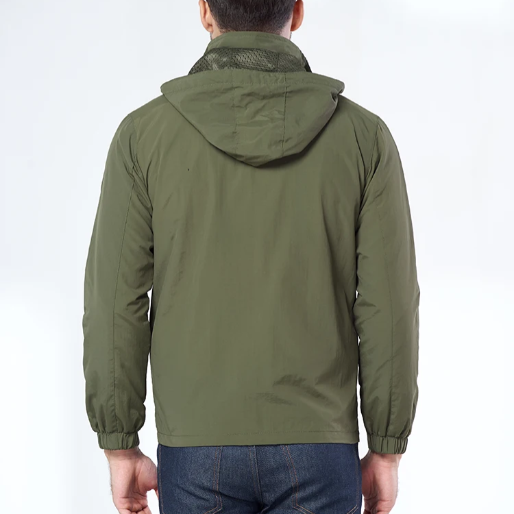 Men's mackintosh Waterproof Lightweight with hood and pockets