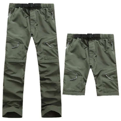 Cargo trousers for men Detachable outdoor trousers with zip pockets