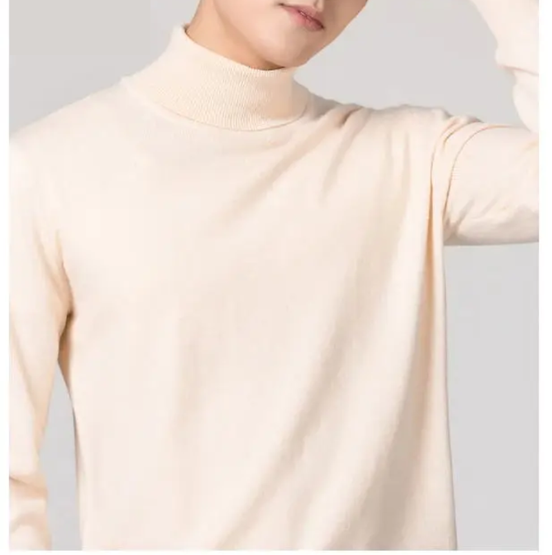 Turtleneck jumper men - Cosy turtleneck jumper in fine knit