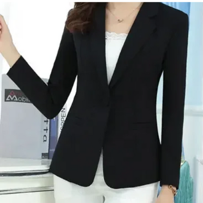 Stylish Women's Blazer With Ankle Button Closure - Perfect For Work