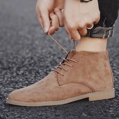 Suede chukka boots for men, Comfortable and stylish ankle boots