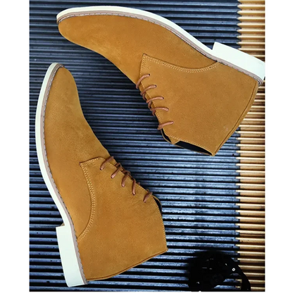 Elegant suede chukka boots for men, comfortable ankle boots