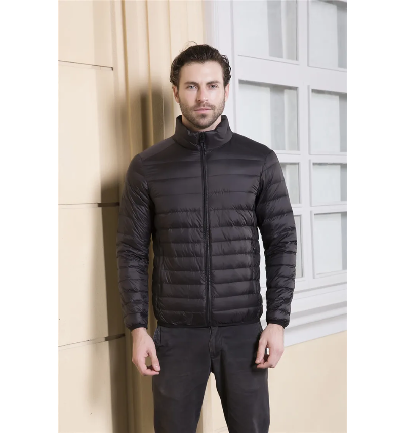 Men's quilted transition jacket - Lightweight, insulated, casual