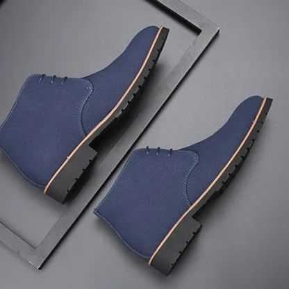 Classic suede chukka boots for men, non-slip ankle boots