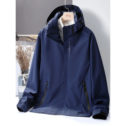 Men's mackintosh Breathable Waterproof with detachable hood