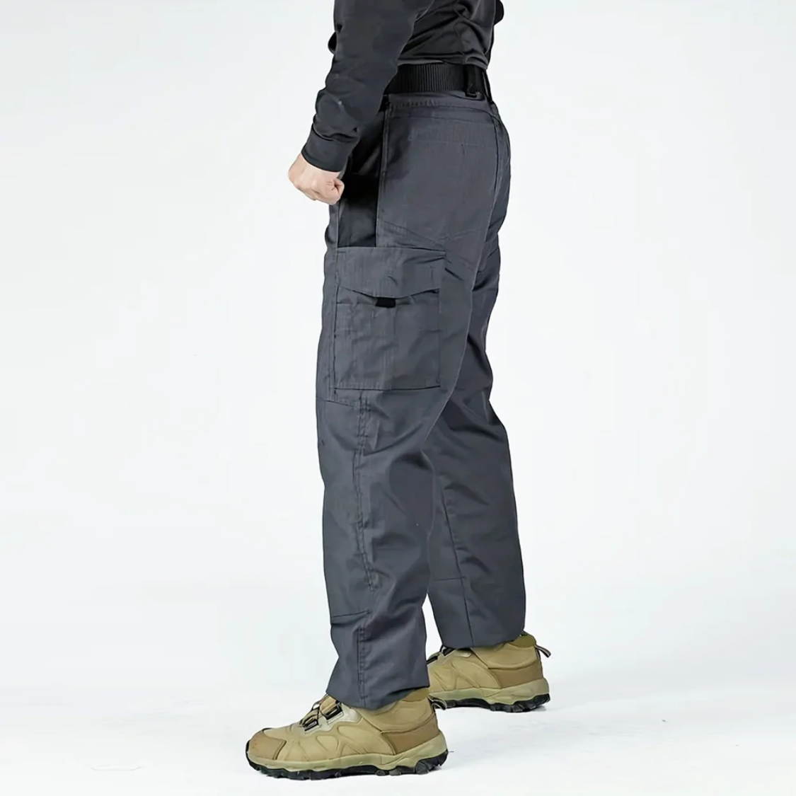 Cargo trousers for men - Robust work trousers with pockets, reinforced knees