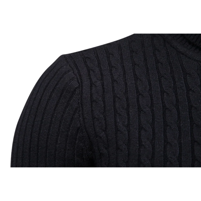 Elegant knitted jumper with high-quality material - Turtleneck jumper men