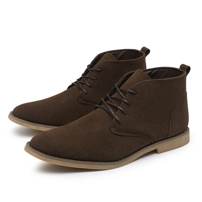 Comfortable suede chukka boots for men, stylish and durable