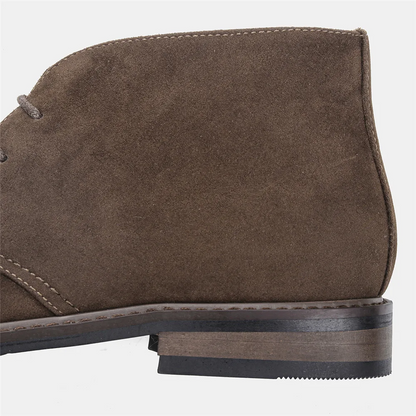 Elegant suede chukka boots for men, classic casual shoes