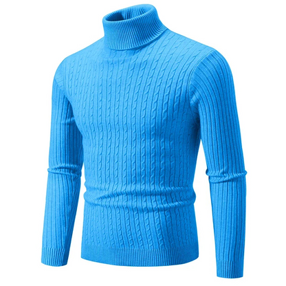 Turtleneck jumper men | Soft knit slim fit jumper