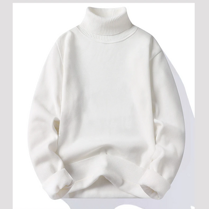 Men's lined turtleneck jumper | Warm winter jumper