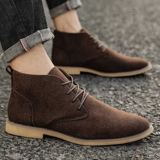 Comfortable suede chukka boots for men, stylish and durable