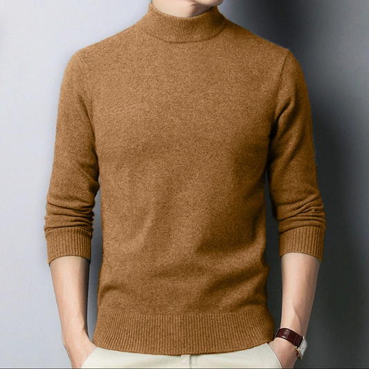 Men's turtleneck jumper - Classic turtleneck jumper for everyday wear and the office