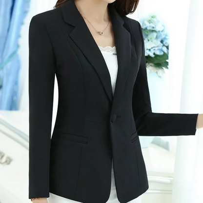 Stylish Women's Blazer With Ankle Button Closure - Perfect For Work