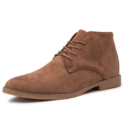 Casual suede chukka boots for men, comfortable casual shoes