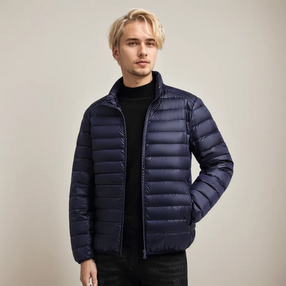 Men's quilted transition jacket - Light, warm, casual