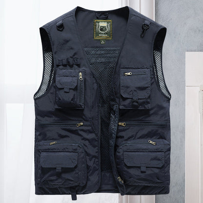 Unisex - Tactical Vest - Durable Fabric - Multi-Pocket Outdoor Gear