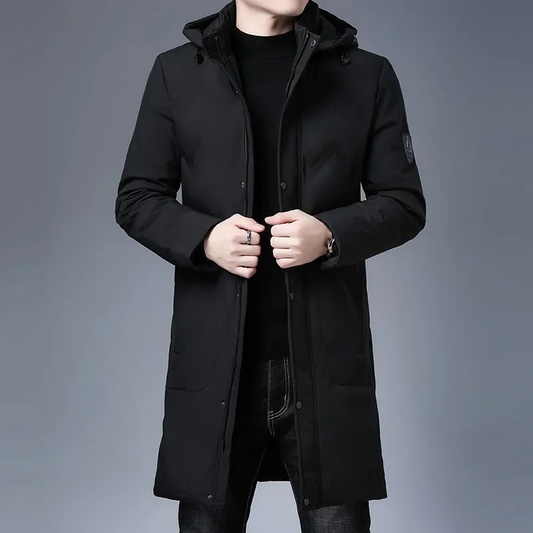 Men's parka winter jacket windproof and warm for the winter