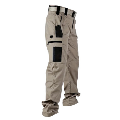 Cargo trousers for men - Robust work trousers with pockets, reinforced knees