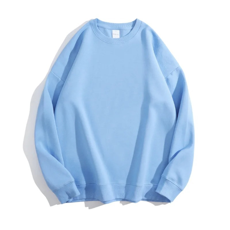 Basic Sweatshirt With Round Neck For Everyday Comfort - Women's Sweater