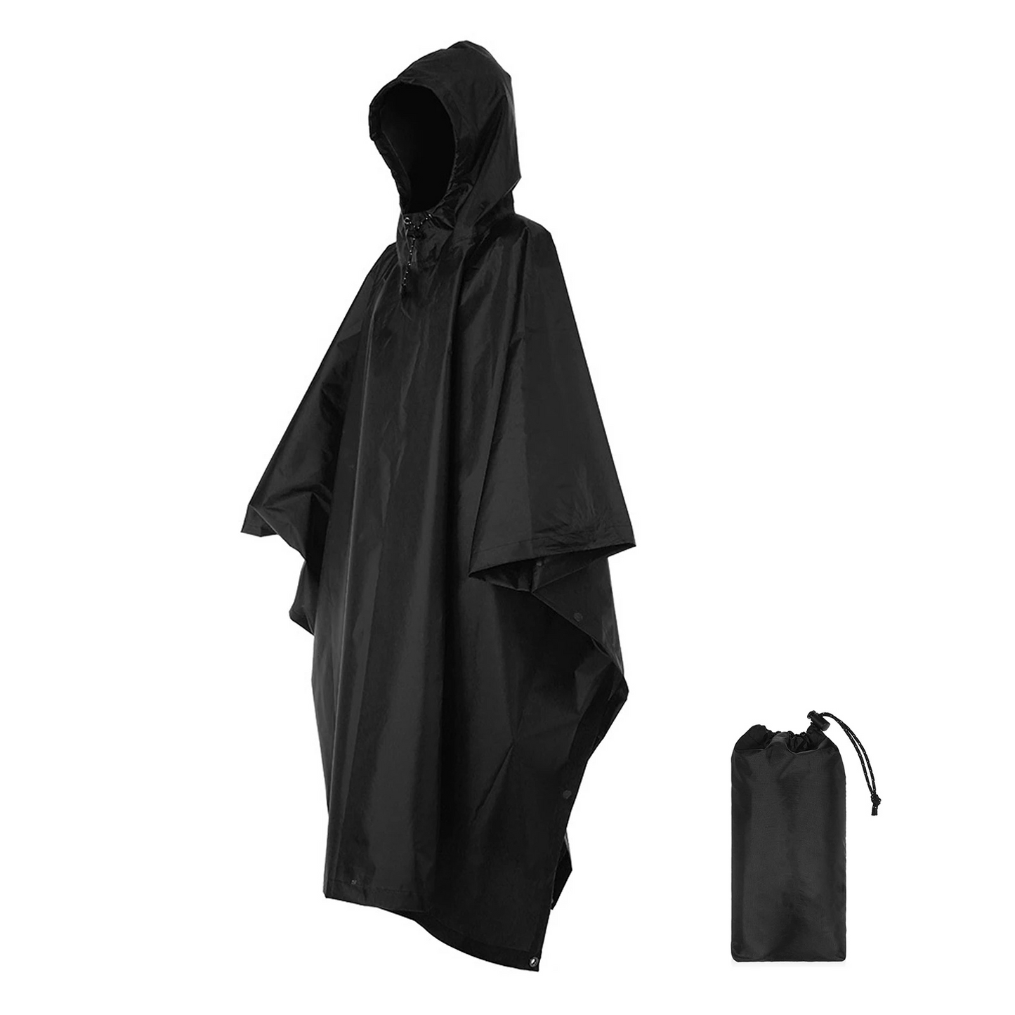 Men's mackintosh poncho waterproof lightweight with hood