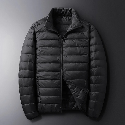 Men's quilted transitional jacket - Lightweight, warm, casual