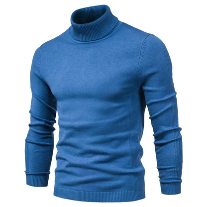 Turtleneck jumper men | Fashionable slim fit knitted jumper