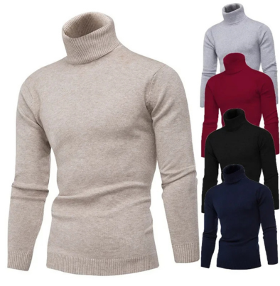 Turtleneck jumper men - Timeless turtleneck jumper for autumn and winter