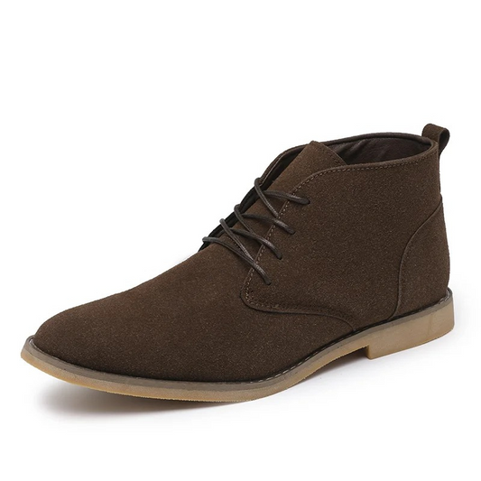 Elegant suede chukka boots for men, comfortable and timeless